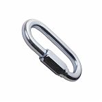 Карабин винтовой с муфтой 786985, диаметр 8 мм, оцинкованная сталь