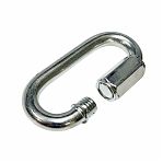 Карабин винтовой с муфтой 786985, диаметр 8 мм, оцинкованная сталь