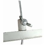 Трос в оплетке ПВХ ут-00000351, d 3/4 мм, строение 6х7, оцинкованная сталь