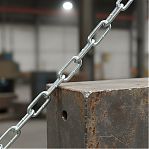 Цепь 3 мм DIN 766, длинное звено, разрывная нагрузка 320 кгс, 1 м