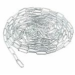 Цепь короткое звено 1.5 мм, нержавеющая сталь  AISI 304, на отрез от 1 м