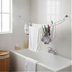 Трос металлополимерный, для белья, прозрачный, диаметр 4 мм, длина 20 м