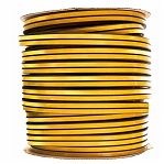 Уплотнитель самоклеющийся Kim Tec промышленный, D-профиль, черный, 15х21 мм