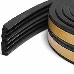 Уплотнитель самоклеющийся Kim Tec промышленный, SD-51/4-профиль, черный, 4х15 мм, на отрез от 1 м