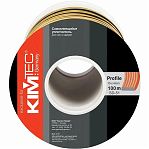 Уплотнитель самоклеющийся Kim Tec промышленный, SD-51/4-профиль, черный, 4х15 мм, на отрез от 1 м