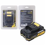 Аккумулятор Hanskonner HBP2002, 1BatterySystem, 18В, 2.0Ah, Li-Ion, слайдер, индикатор заряда, USB-разъем