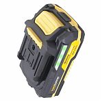 Аккумулятор Hanskonner HBP2002, 1BatterySystem, 18В, 2.0Ah, Li-Ion, слайдер, индикатор заряда, USB-разъем