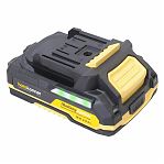 Аккумулятор Hanskonner HBP2002, 1BatterySystem, 18В, 2.0Ah, Li-Ion, слайдер, индикатор заряда, USB-разъем