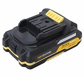 Аккумулятор Hanskonner HBP2002, 1BatterySystem, 18В, 2.0Ah, Li-Ion, слайдер, индикатор заряда, USB-разъем