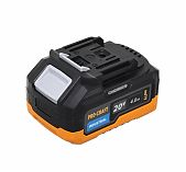Аккумулятор Procraft BAT20/4 Industrial, слайдер, Li-Ion, 20В, 4.0 Ah