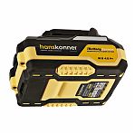 Аккумулятор Hanskonner HBP2004TAB, 1BatterySystem, 18В, 4.0Ah, Li-Ion, слайдер, индикатор заряда