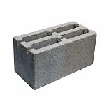 Блок пескоцементный для стен 188х190х390 мм, 4-щелевой, на поддоне 90 шт