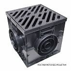 Дождеприемник Gidrolica Point ДП 30-30, 230, 300х300х300 мм, пластиковый, класс нагрузки С250, без комплектующих