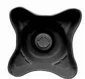 Пруд 180 литров Фонтанчик ПМ-180 садовый, пластиковый, декоративный, черный