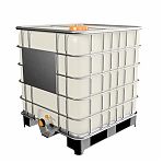Еврокуб 1000 литров для технических целей, пластик, в металлической обрешетке, на поддоне