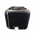 Бак 100 литров с встроенным термостатом, пластиковый, для нагрева воды, черный