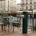 Урна-пепельница К-150, зеленая, для наружного и внутреннего использования, 10 л