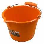 Ведро для красок и смесей Decor серия Profi 533-020, 20 л, ударопрочное, цвет оранжевый