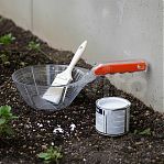 Ковш строительный Decor 670-2201, пластиковый, прозрачный, прорезиненная ручка, 1.1 л