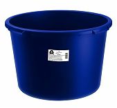 Таз строительный Maxim 11614987 круглый, усиленный, синий, 65 л