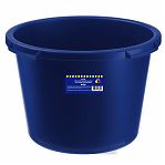 Таз строительный Maxim 11614985, круглый, усиленный, синий, 45 л