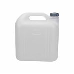 Канистра 15 литров Martika Просперо С932БЕЛ, для воды, пищевая, пластиковая, с ручкой и винтовой крышкой, белая