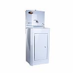 Умывальник дачный Вихрь Люкс 74/4/4, с подогревом, пластиковая мойка, цвет белый