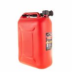 Канистра 25 литров Rezer REZOIL 03.011.00042 для ГСМ, пластиковая, с винтовой крышкой, красная