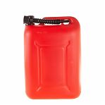 Канистра 25 литров Rezer REZOIL 03.011.00042 для ГСМ, пластиковая, с винтовой крышкой, красная