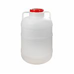 Бочка-канистра 40 литров Альтернатива М046, для воды, пищевая, пластиковая, с крышкой и ручками, белая