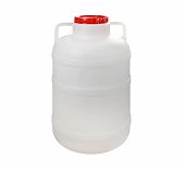 Бочка-канистра Альтернатива М048, 50 литров, пищевой пластик, круглая, с ручками