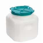 Бочка 20 литров Альтернатива М459 для воды, пищевая, пластиковая, с крышкой и ручками, белая