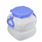 Фляга 20 литров Martika Гранде С908БЕЛ, для воды, пищевая, пластиковая, с крышкой и ручками, белая