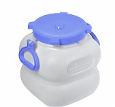 Фляга 20 литров Martika Гранде С908БЕЛ, для воды, пищевая, пластиковая, с крышкой и ручками, белая