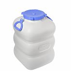 Фляга 60 литров Martika Гранде С912БЕЛ, для воды, пищевая, пластиковая, с крышкой и ручками, белая