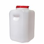 Бочка-канистра 90 литров Альтернатива М412, для воды, пищевая, пластиковая, с крышкой и ручками, белая