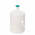 Канистра-бутыль 20 литров Альтернатива М267 для воды, пищевая, пластиковая, с ручкой и крышкой, белая