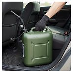 Канистра для ГСМ Stels 53127, пластик вертикальная, усиленная, винтовая крышка, 20 л