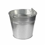 Ведро оцинкованное Металлист 3-30109, 12 литров, для непищевых продуктов, серебристое