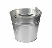 Ведро оцинкованное Металлист 3-30109, 12 литров, для непищевых продуктов, серебристое
