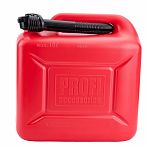 Канистра 10 литров 3-Ton для ГСМ, пластиковая, с винтовой крышкой, красная
