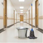 Бак для воды и сыпучих веществ 54633, оцинкованный, крышка, 32 л