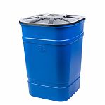 Бак 250 литров Альтернатива М1626, пластиковый, с отверстием для крана, с крышкой, цвет в ассортименте