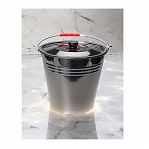 Ведро ТМ Appetite МХ104-12L, нержавеющая сталь, с крышкой, объем 12 л