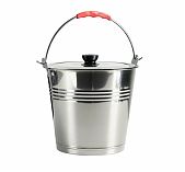 Ведро ТМ Appetite МХ104-12L, нержавеющая сталь, с крышкой, объем 12 л