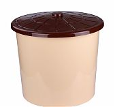 Бак 75 литров Альтернатива М3467, пластиковый, для хранения, с крышкой, бежевый