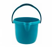 Ведро пластмассовое Palisad Home бирюзовое 12 л 929575