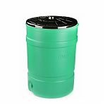 Бак 150 литров Альтернатива М8139 пластиковый, с отверстием для крана, с крышкой, зеленый