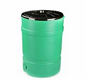 Бак 150 литров Альтернатива М8139 пластиковый, с отверстием для крана, с крышкой, зеленый