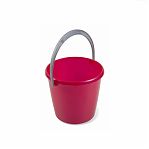 Ведро Мартика Соло, круглое, перламутровый красный, пластик, 3 л, С630КРА